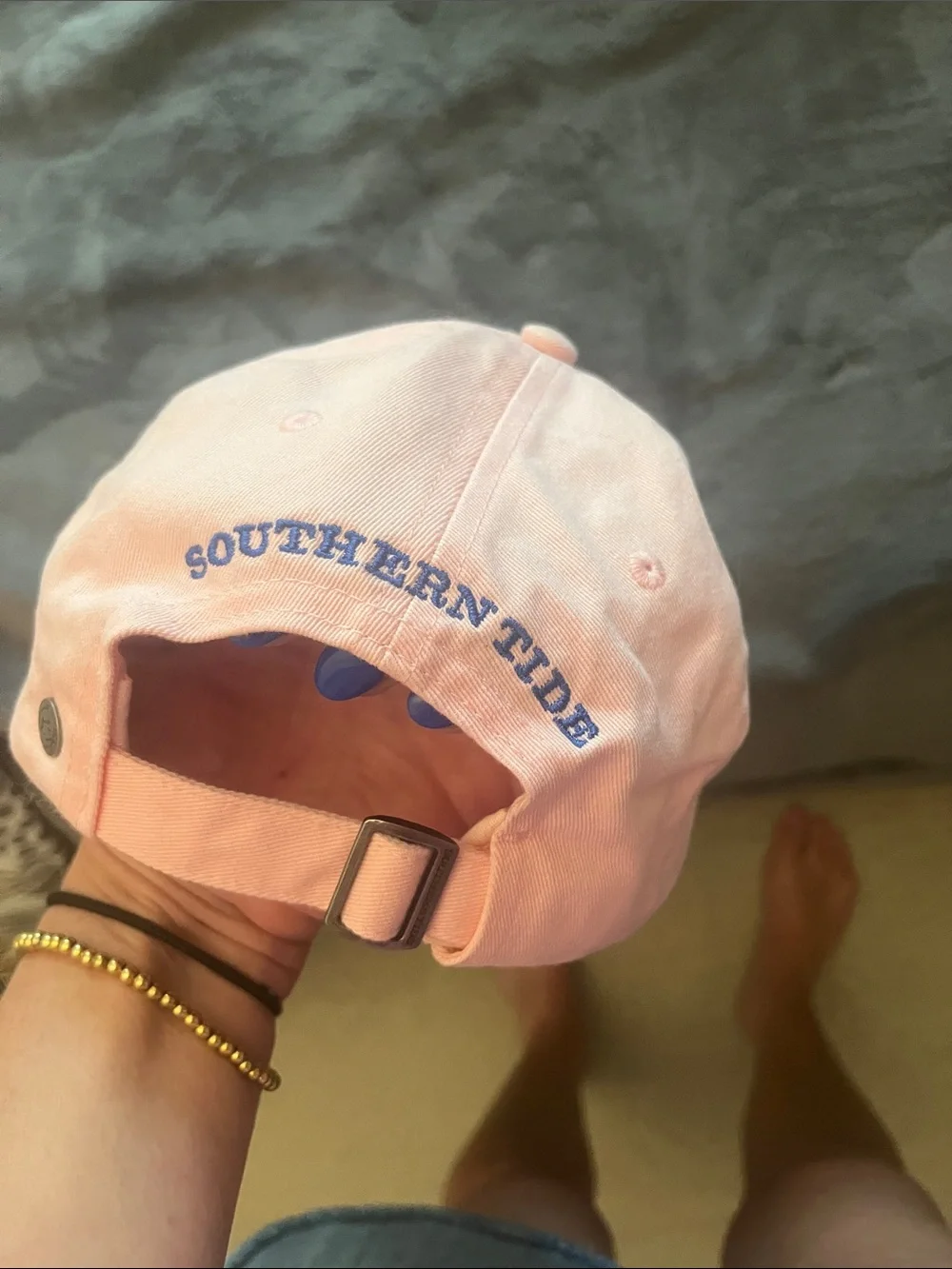 Southern Tide pink baseball cap